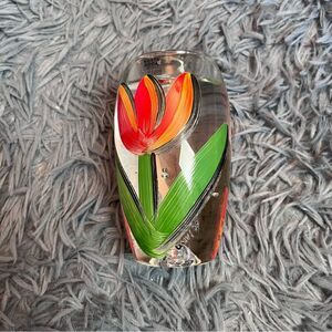 Kosta Boda Tulip 'Tulipa' Hand Painted Votive Candle Holder